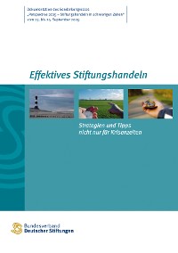 Cover Effektives Stiftungshandeln. Strategien und Tipps nicht nur für Krisenzeiten