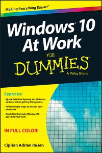 Cover Windows 10 At Work For Dummies