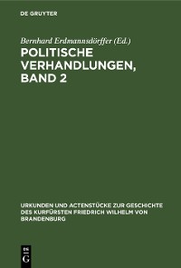 Cover Politische Verhandlungen, Band 2