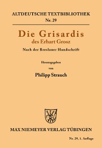 Cover Die Grisardis des Erhart Grosz