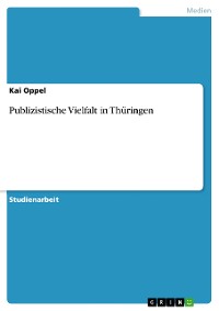 Cover Publizistische Vielfalt in Thüringen