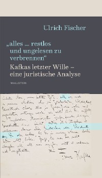 Cover »alles … restlos und ungelesen zu verbrennen«