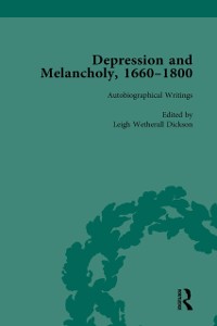 Cover Depression and Melancholy, 1660-1800 vol 3