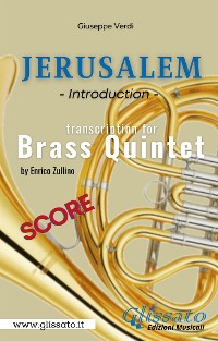 Cover Jerusalem - Brass Quintet (score)