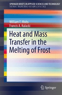 Cover Heat and Mass Transfer in the Melting of Frost