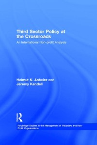 Cover Third Sector Policy at the Crossroads