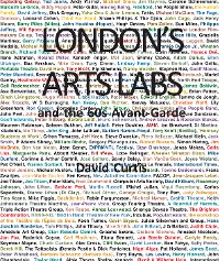 Cover London's Arts Labs and the 60s Avant-Garde