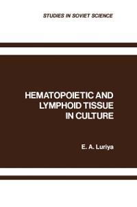 Cover Hematopoietic and Lymphoid Tissue in Culture