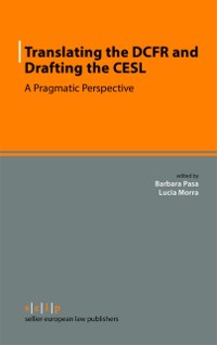 Cover Translating the DCFR and Drafting the CESL