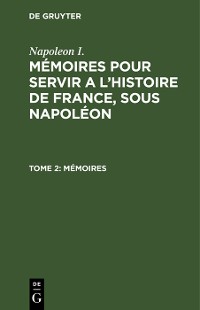 Cover Mémoires