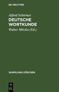 Cover Deutsche Wortkunde