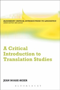 Cover A Critical Introduction to Translation Studies