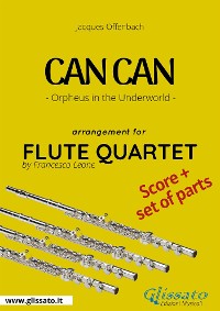 Cover Can Can - Flute Quartet score & parts