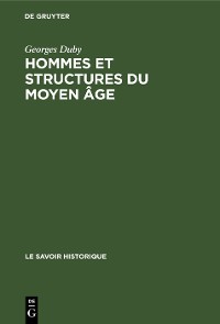 Cover Hommes et structures du Moyen âge