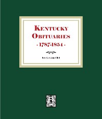 Cover Kentucky Obituaries, 1787-1854