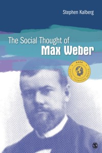 Cover Social Thought of Max Weber