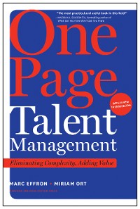 Cover One Page Talent Management, with a New Introduction