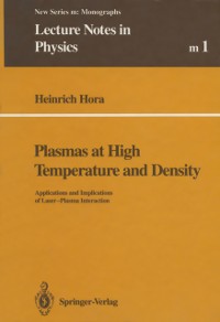 Cover Plasmas at High Temperature and Density