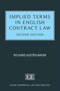 Cover Implied Terms in English Contract Law, Second Edition