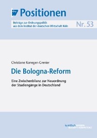 Cover Die Bologna-Reform