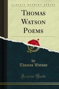 Cover Thomas Watson Poems