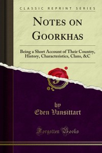 Cover Notes on Goorkhas