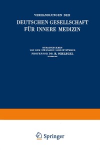 Cover Verhandlungen der Deutschen Gesellschaft für Innere Medizin