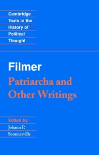 Cover Filmer: 'Patriarcha' and Other Writings