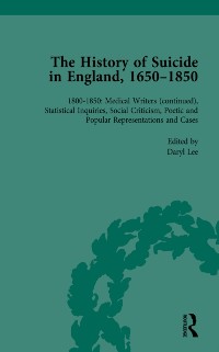 Cover History of Suicide in England, 1650-1850, Part II vol 8