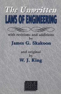 Cover Unwritten Laws of Engineering