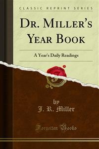 Cover Dr. Miller's Year Book