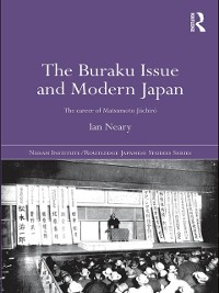 Cover The Buraku Issue and Modern Japan