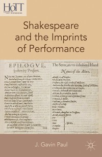 Cover Shakespeare and the Imprints of Performance