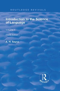 Cover Introduction to the Science of Language
