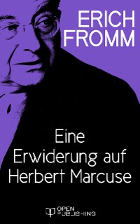 Cover Eine Erwiderung auf Herbert Marcuse