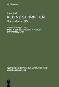 Cover Scholastik und Mystik im Spätmittelalter