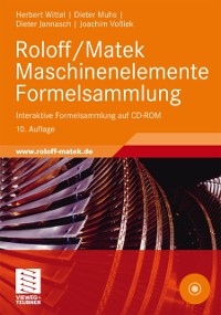 Cover Roloff/Matek Maschinenelemente Formelsammlung