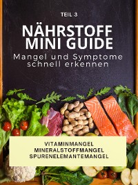 Cover JAMES  "NÄHRSTOFF MINI GUIDE"  1.Vitamine 2.Mineralstoffe 3.Spurenelemente  MANGEL VS SYMPTOME