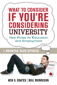 Cover What To Consider if You're Considering University — Knowing Your Options