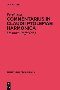 Cover Commentarius in Claudii Ptolemaei Harmonica