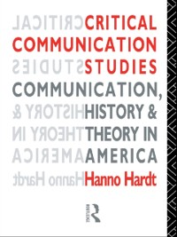 Cover Critical Communication Studies