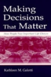 Cover Making Decisions That Matter