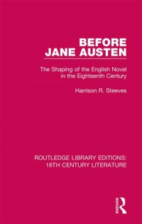 Cover Before Jane Austen