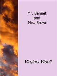 Cover Mr. Bennet and Mrs. Brown