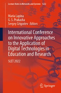 Cover International Conference on Innovative Approaches to the Application of Digital Technologies in Education and Research