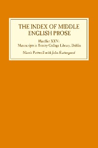 Cover The Index of Middle English Prose: Handlist XXV