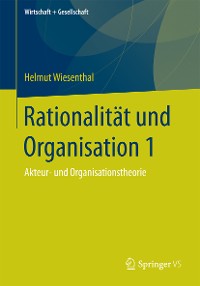Cover Rationalität und Organisation 1