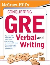Cover McGraw-Hill's Conquering the New GRE Verbal and Writing