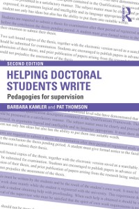 Cover Helping Doctoral Students Write