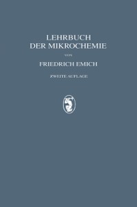 Cover Lehrbuch der Mikrochemie